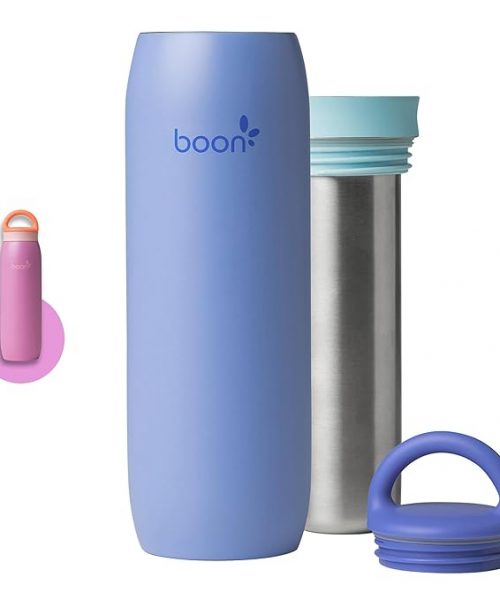 Botella enfriadora de leche materna Boon Frosh_azul