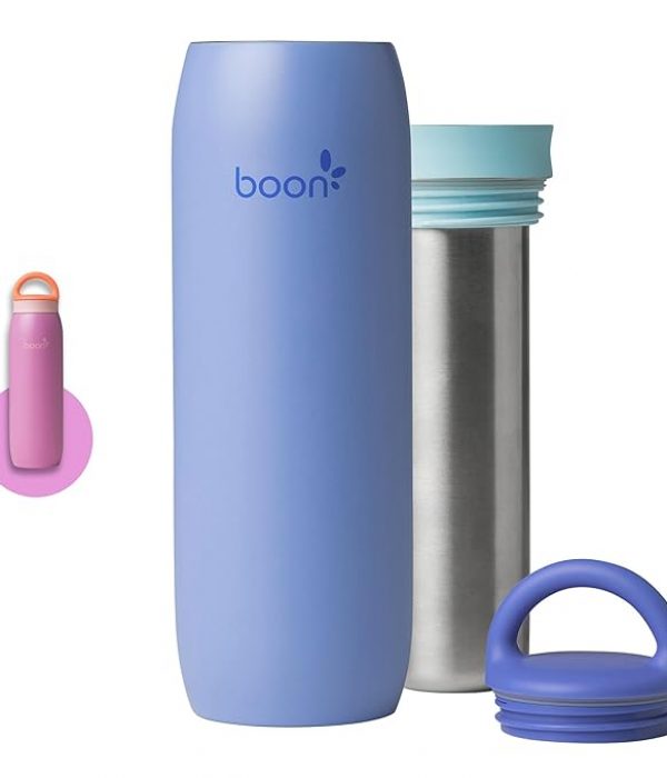 Botella enfriadora de leche materna Boon Frosh_azul