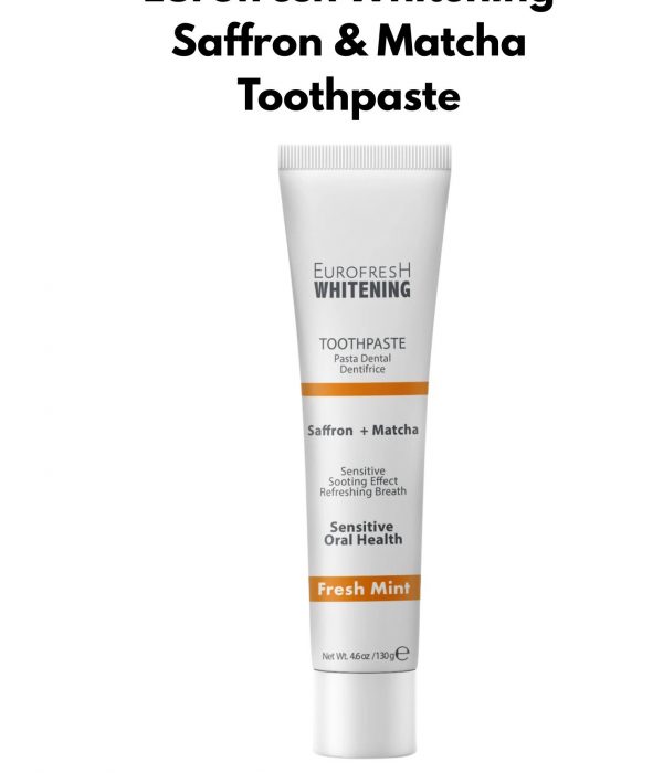 EUROFRESH WHITENING SAFFRON & MATCHA TOOTHPASTE